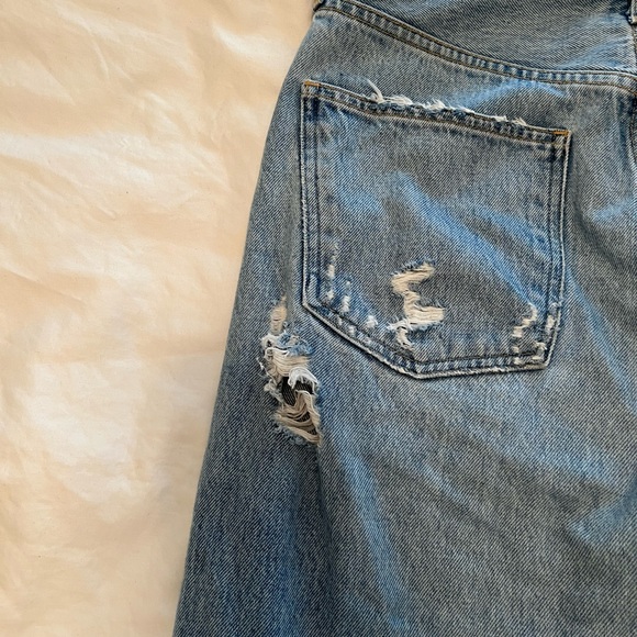Agolde Distressed Jeans Size 27🦋 - Picture 4 of 6